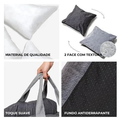 Caminha Móvel Patzzy™ — Transporte 2 em 1 para Pets
