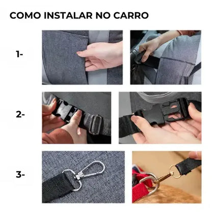 Caminha Móvel Patzzy™ — Transporte 2 em 1 para Pets