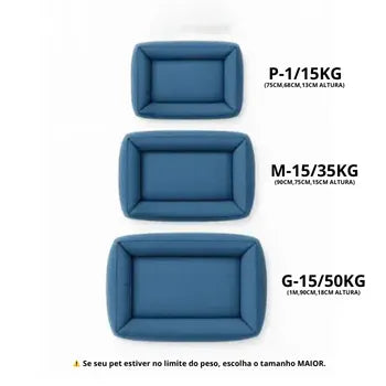 Cama Gelada Patzzy™ – Esfria no calor do dia e Aquece no frio da noite