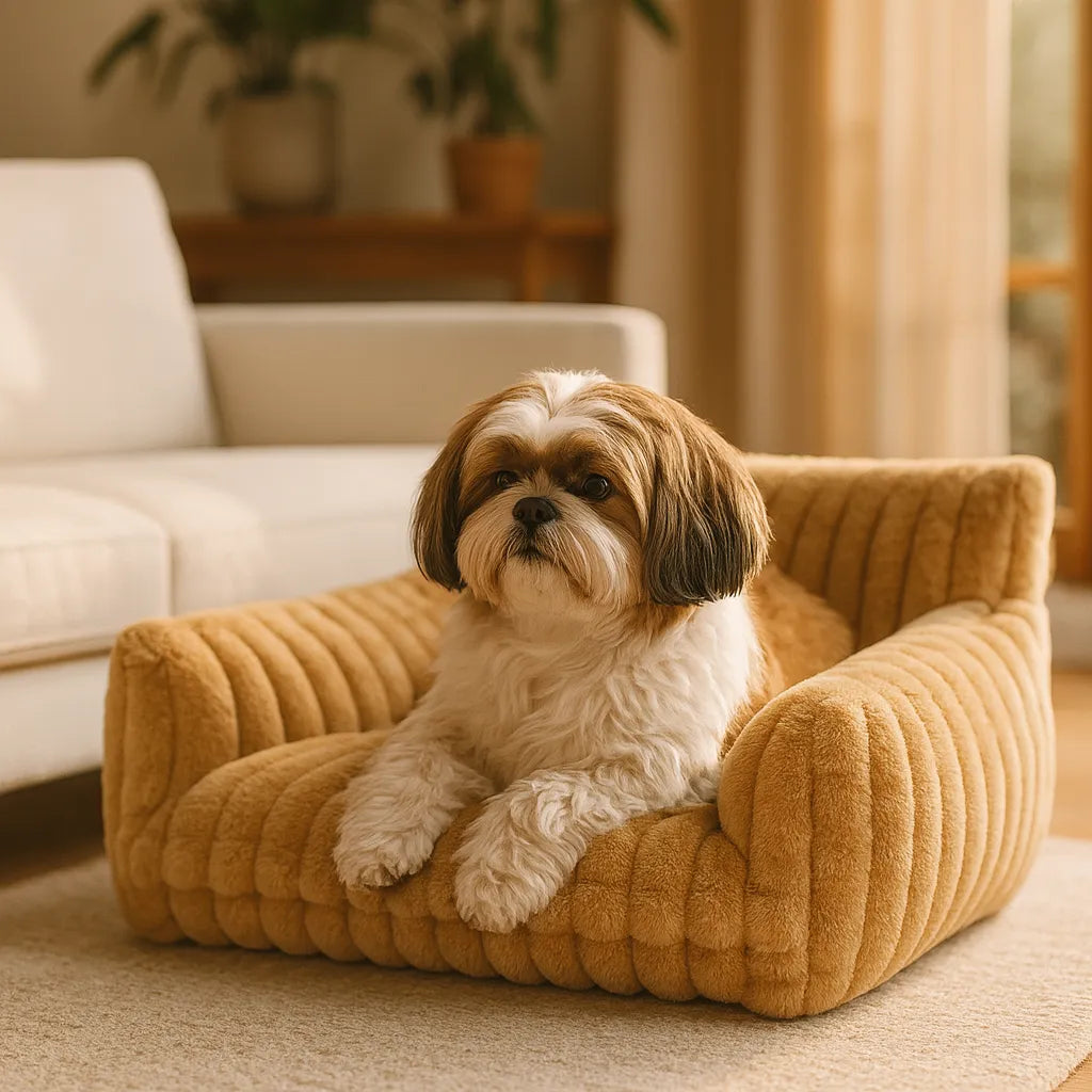 Sofá Premium Patzzy™ – A Cama de Luxo que Seu Pet Merece